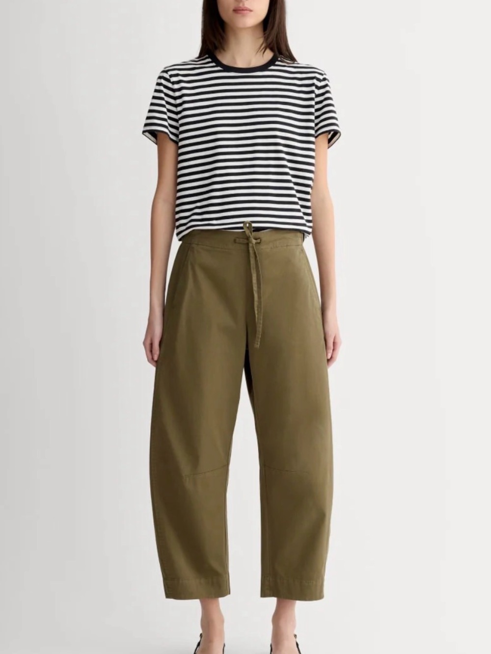 Everlane Easy Barrel Pants in Kalamata